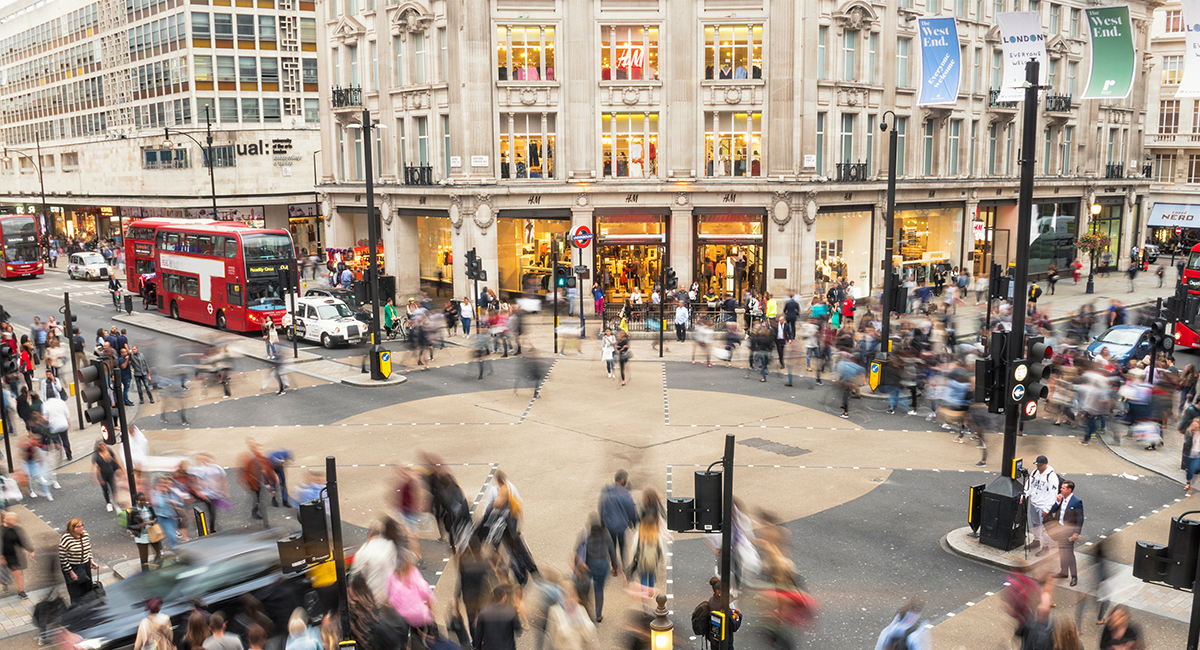 Oxford Street in London