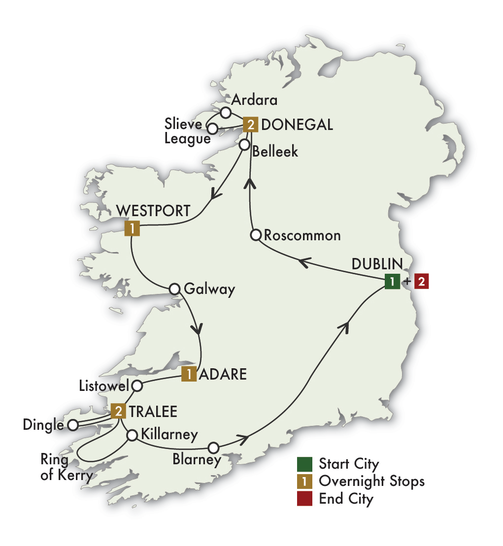 Ireland's Wild Atlantic Way Self-Drive