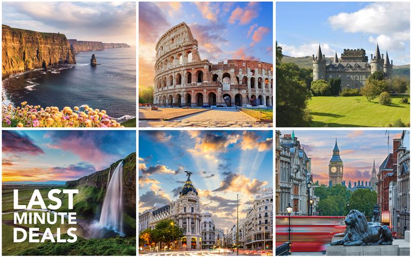 CIE Tours Last Minute Travel Deals to Europe