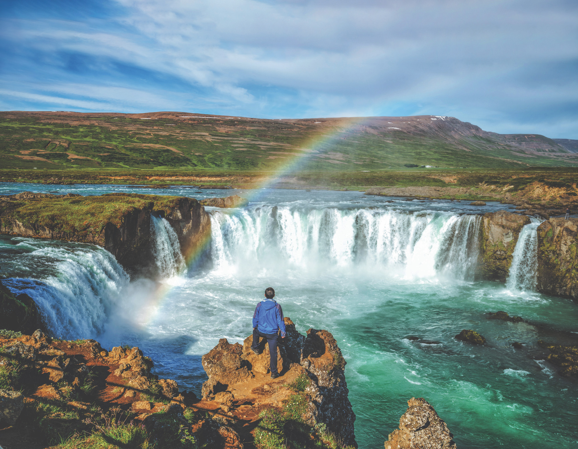 Godafoss Waterfall in Iceland