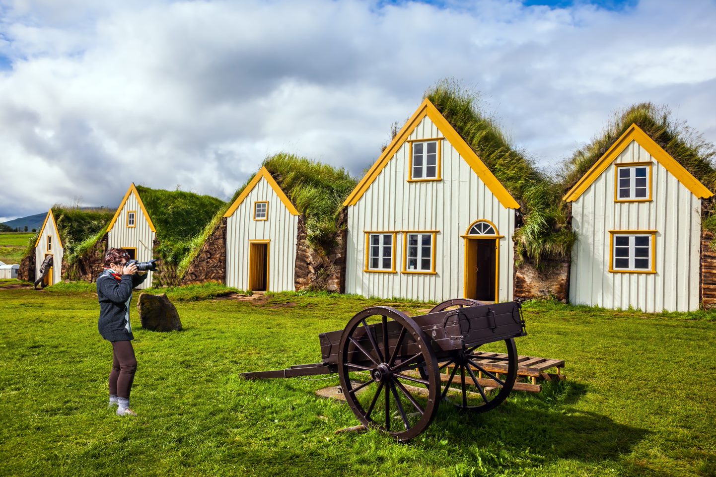 Turf houses at Glambauer 