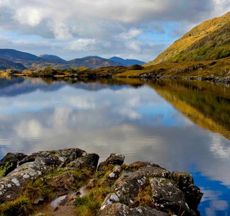 Killarney mountains and lake