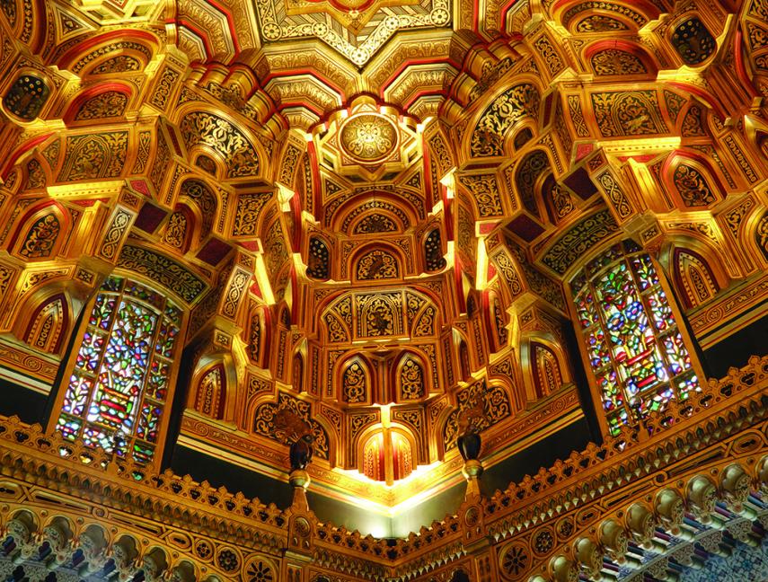 Cardiff Castle's Arab Room, in Cardiff Wales