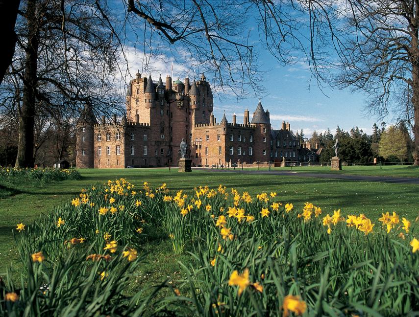 Glamis Castle in Scotland