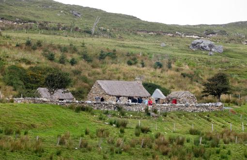 Dan O'Hara's Cottage in Ireland